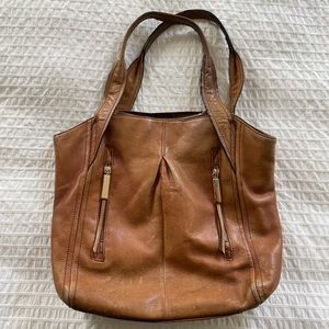 B Makowsky Leather Handbag